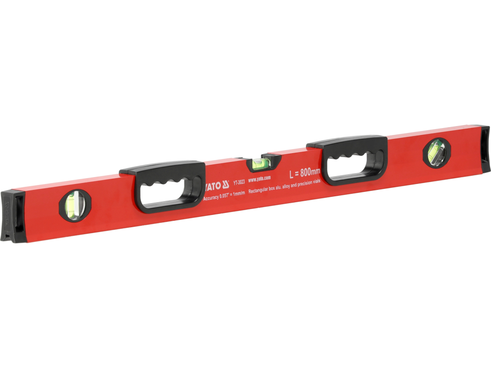 ALUMINIUM LEVEL, 2 HOLDERS 800 MM [2]