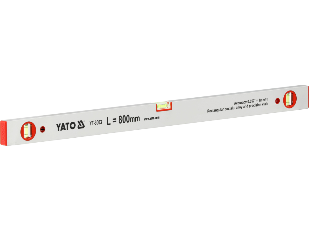 ALUMINIUM LEVEL, 3 VIALS 800 MM [2]