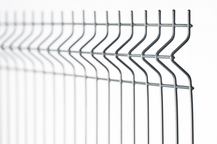 Panou gard bordurat plastifiat 4.2 gri antracit ral 7016 , 2000 x 2000 mm [2]