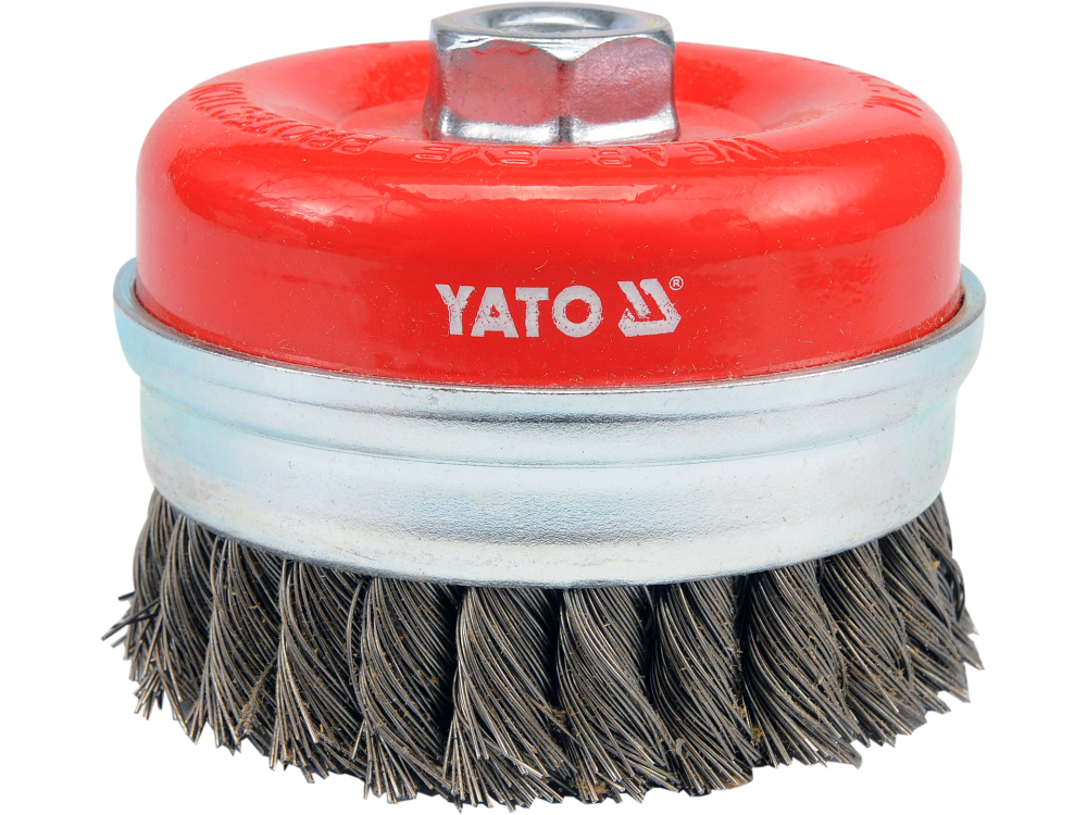 CUP BRUSH, TWIST STEEL WIRE [2]