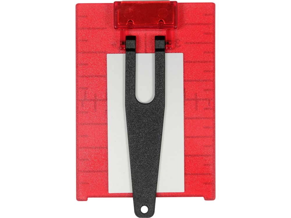 RED LASER TARGET CARD WITH MAGNET [3]