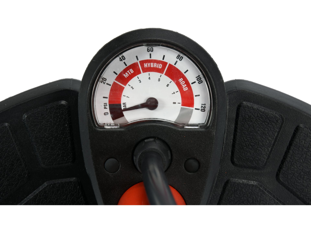 FLOOR PUMP WITH PRESSURE GUAGE [2]