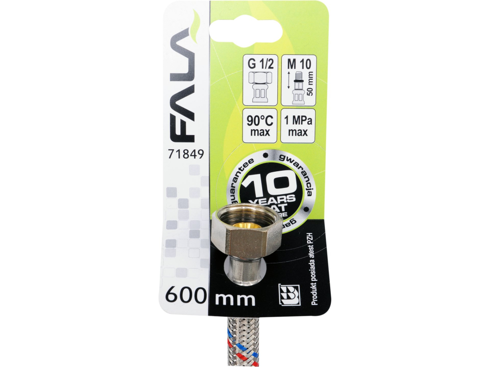 CONNECTION HOSE F/M 1/2" M10X1 600MM [2]