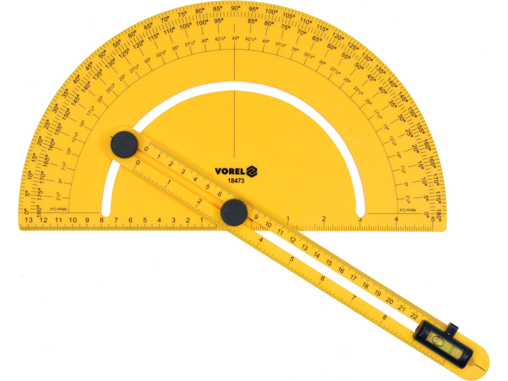 PROTRACTOR WITH LEVEL [3]