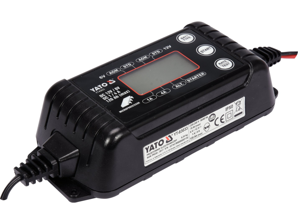 ELECTRONIC BATTERY CHARGER 6-12V 1/ 4A [3]
