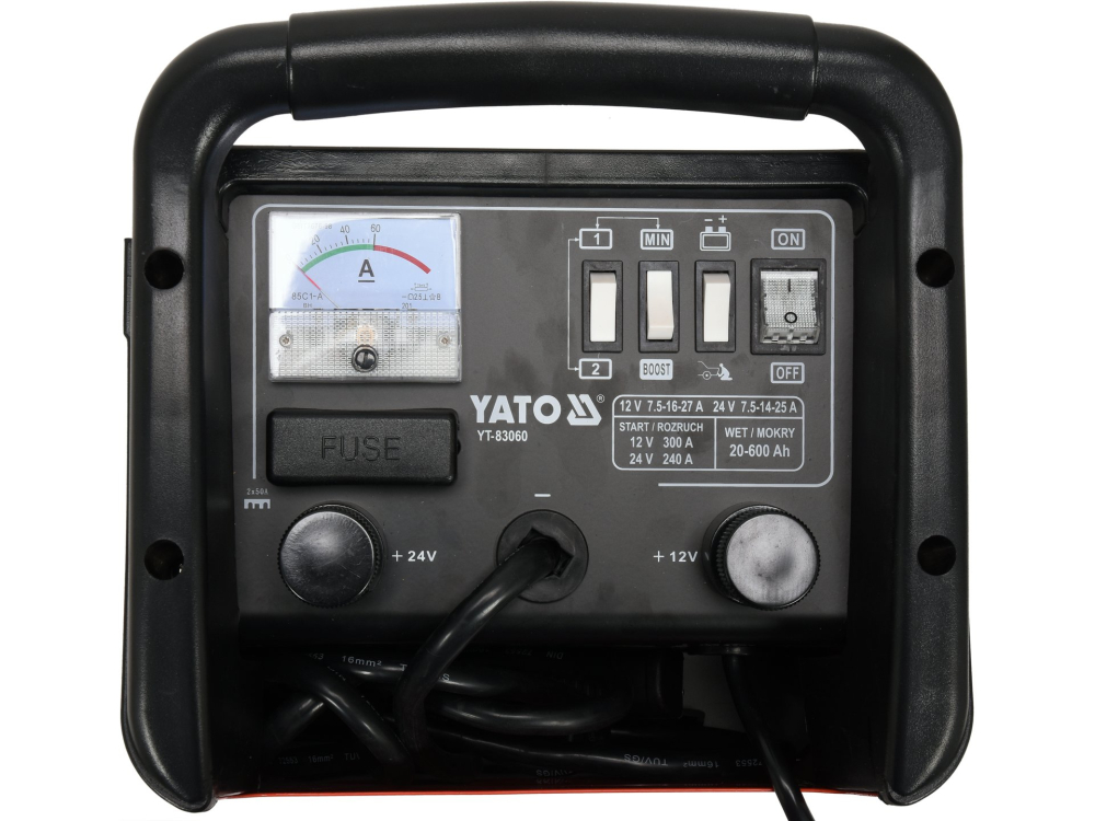BATTERY CHARGER WITH JUMP STARTER 20-600AH [2]