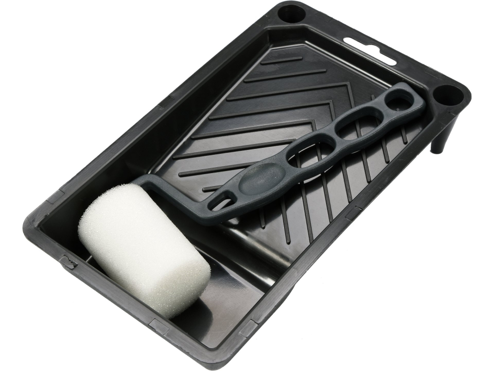 PAINT ROLLER 5CM TRAY SET [2]