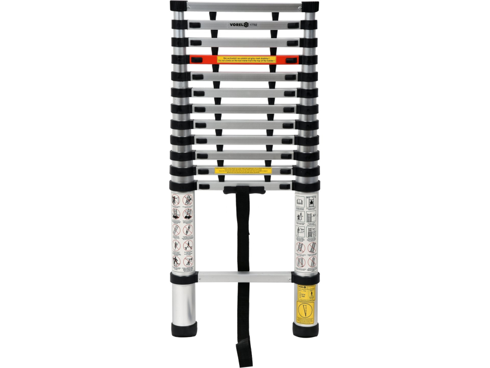 ALUMINIUM TELESCOPIC LADDER 3,8M 13STEPS [4]