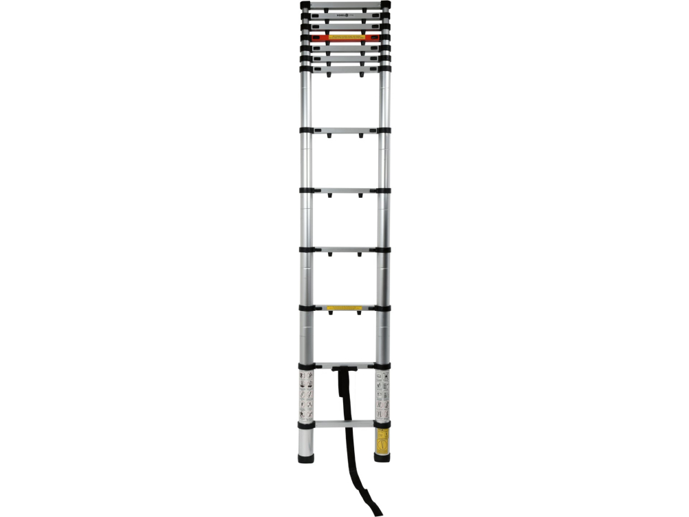 ALUMINIUM TELESCOPIC LADDER 3,8M 13STEPS [5]