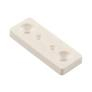 Set 500 Alunecatori dreptunghiulari 55x18 mm Alb [1]