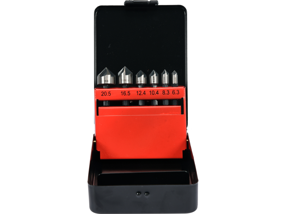 6PCS COUNTERSINK 6,30-20,50MM HEX [2]