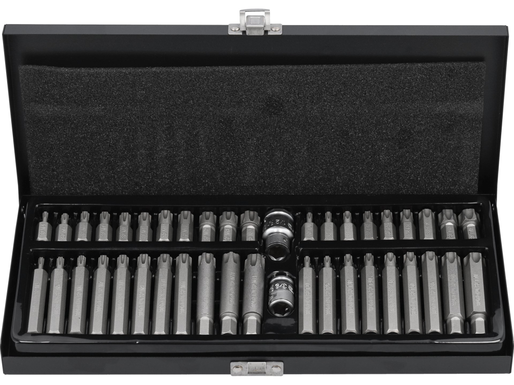 SCREWDRIVER BIT SET RIBE, TORX SECURITY 42 PCS [2]