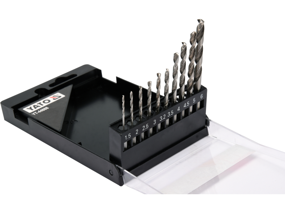 10PCS SET OF METAL DRILLS 1,5-6,0MM HEX [2]