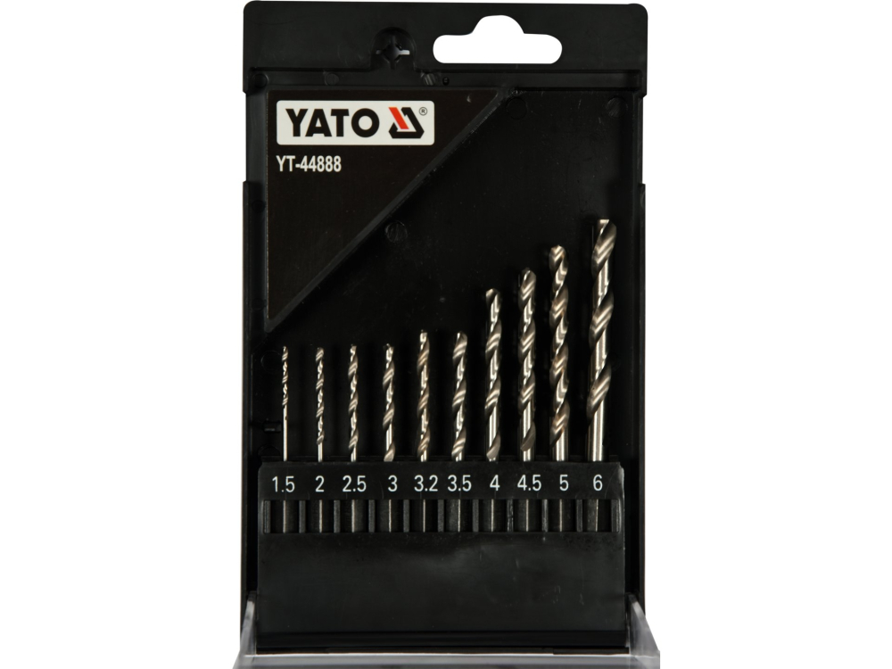 10PCS SET OF METAL DRILLS 1,5-6,0MM HEX [4]