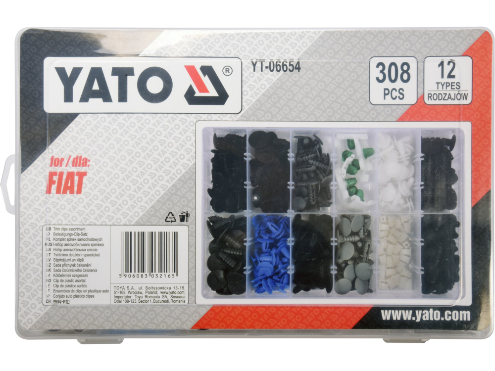 TRIM CLIPS ASSORTMENT FIAT 308 PCS [2]