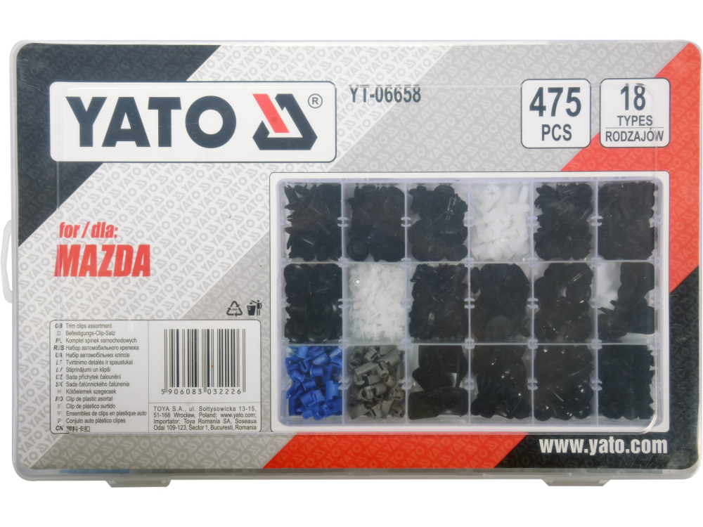 TRIM CLIPS ASSORTMENT MAZDA 475 PCS [2]