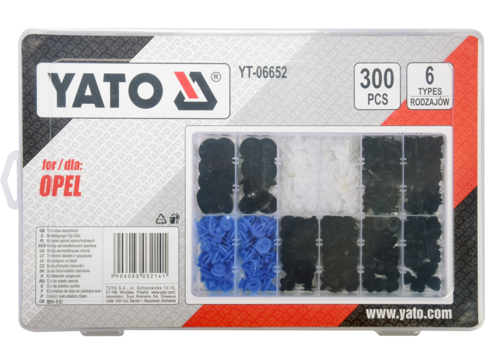 TRIM CLIPS ASSORTMENT OPEL 300 PCS [2]