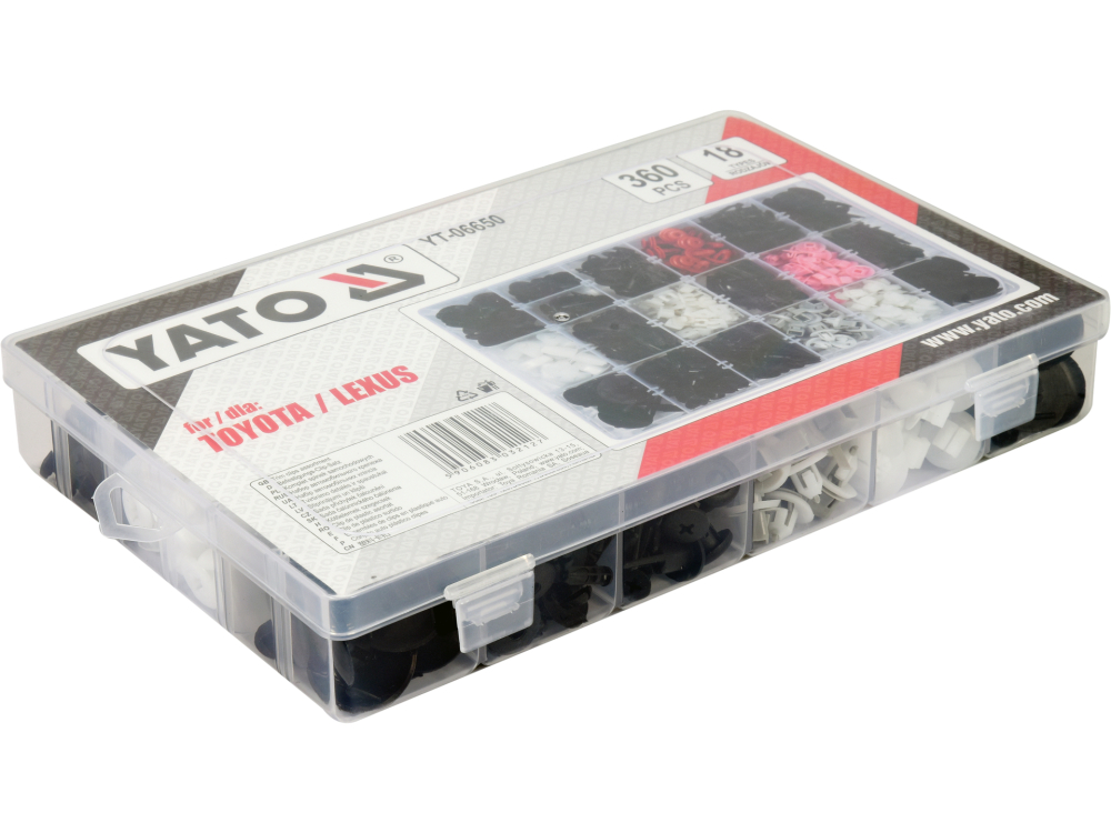TRIM CLIPS ASSORTMENT TOYOTA/ LEXUS 360 PCS [3]