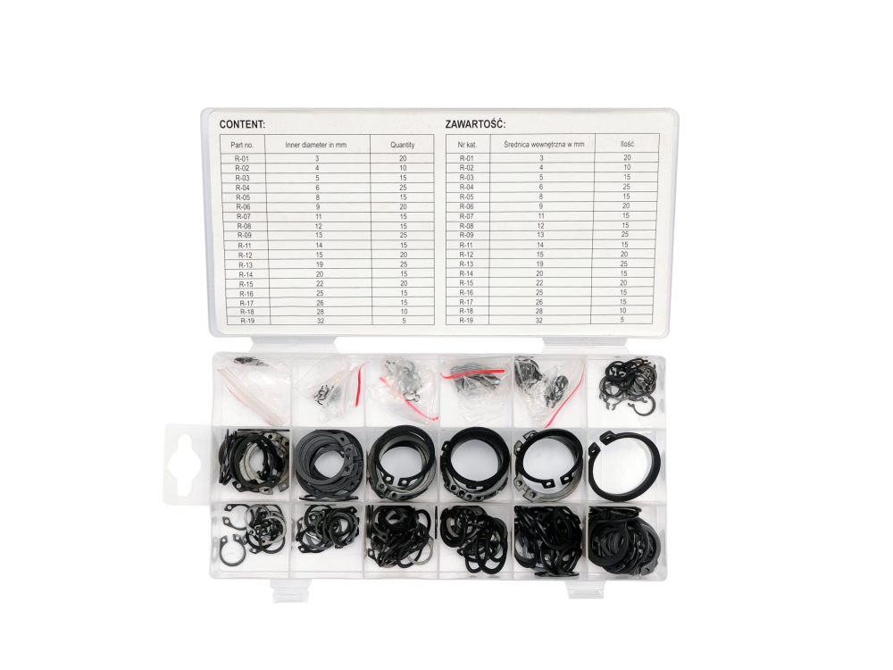 EXTERNAL CIRCLIP ASSORTMENT 300 PCS [2]