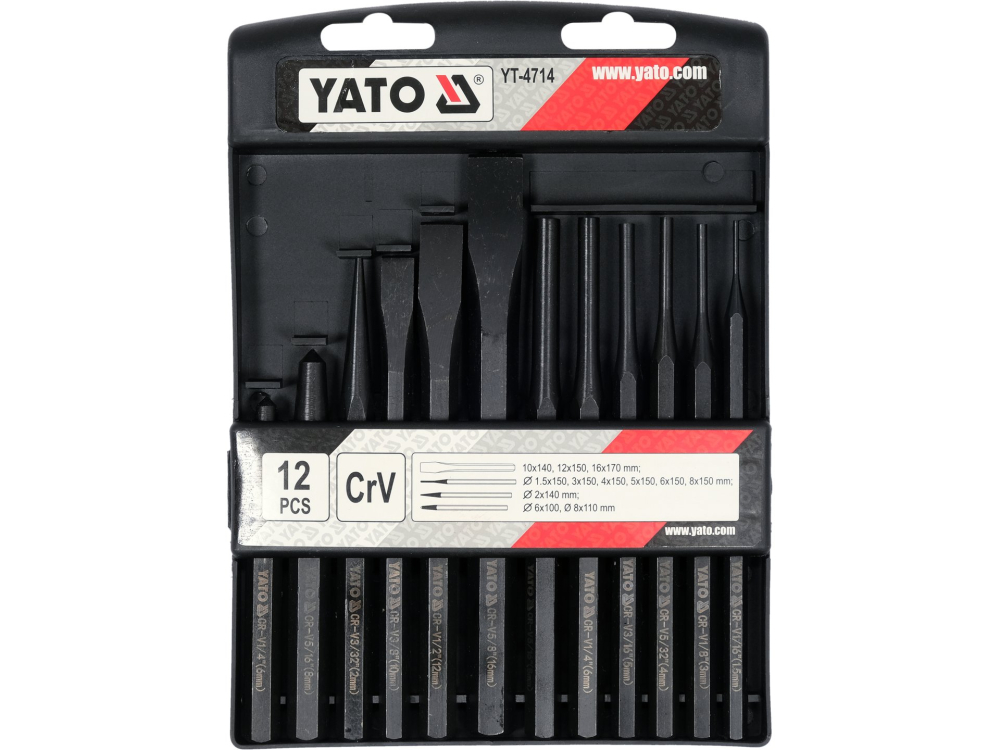 CHISEL AND PUNCH SET 12 PCS, CRV [3]
