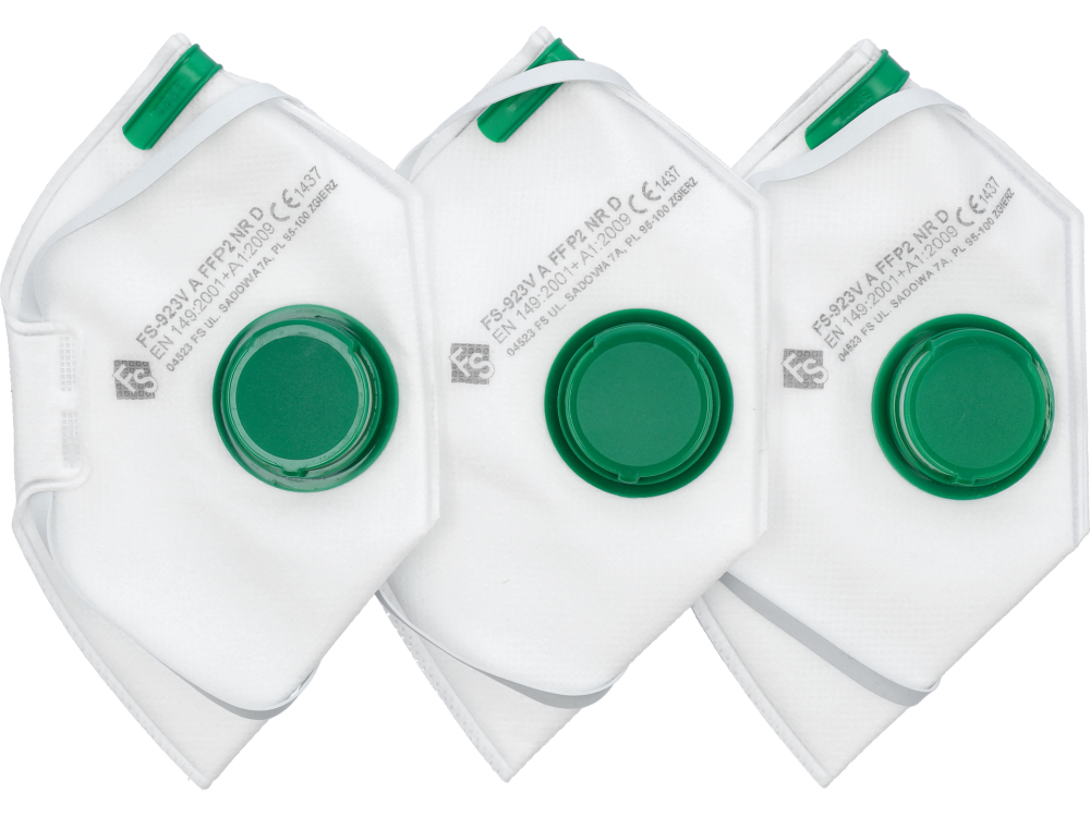 DISPOSABLE DUST MASKS WITH VALVE [2]
