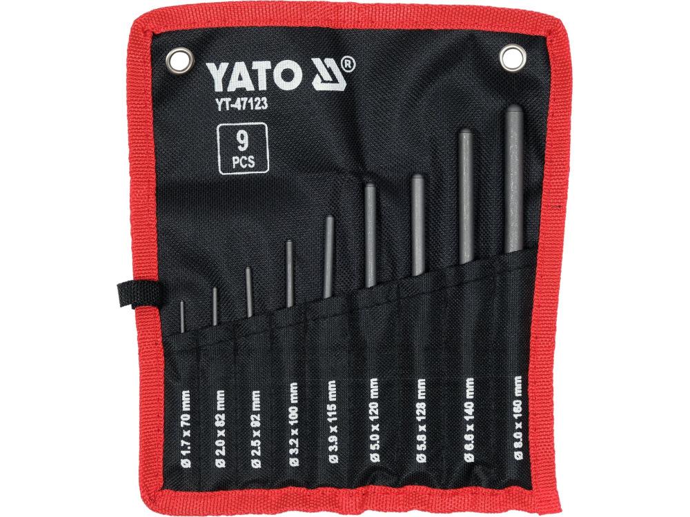 ROLL PIN PUNCH SET 9PCS [3]
