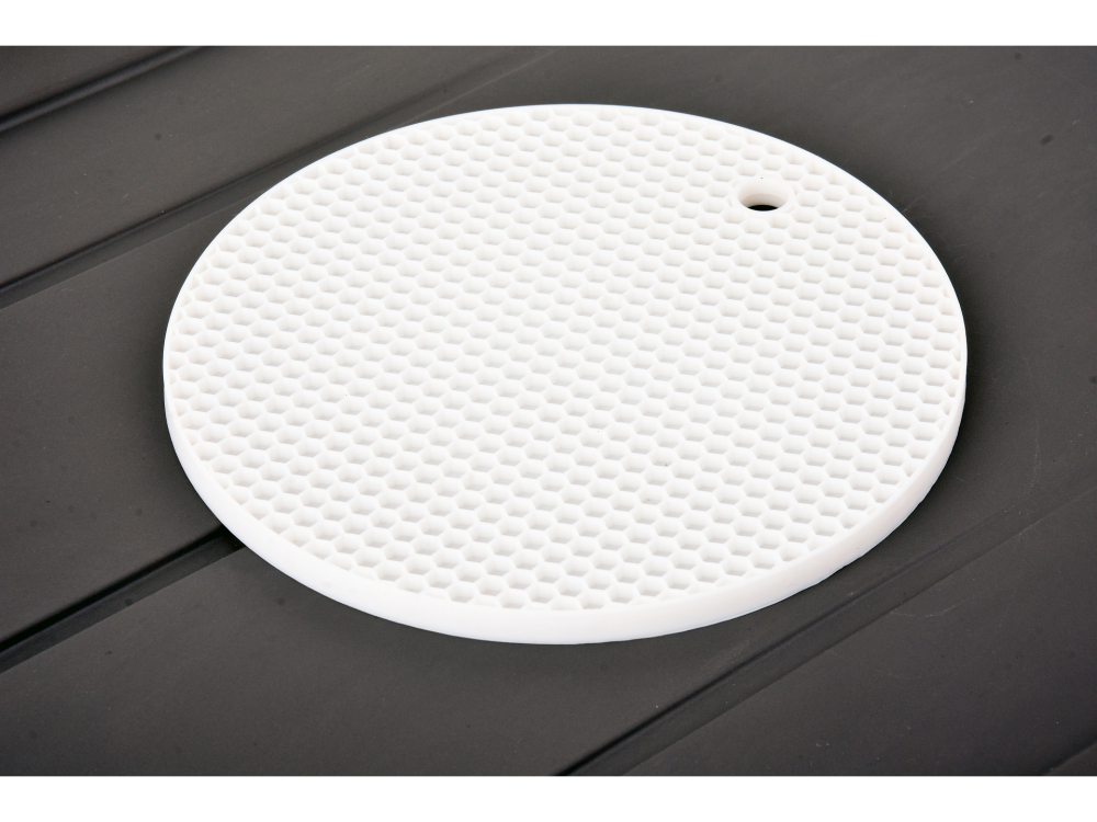 SILICONE MAT FOR HOT POT, COLOR: WHITE [2]