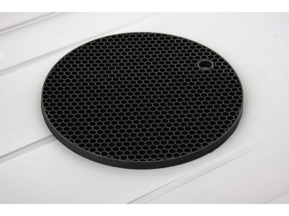 SILICONE MAT FOR HOT POT, COLOR: BLACK [2]