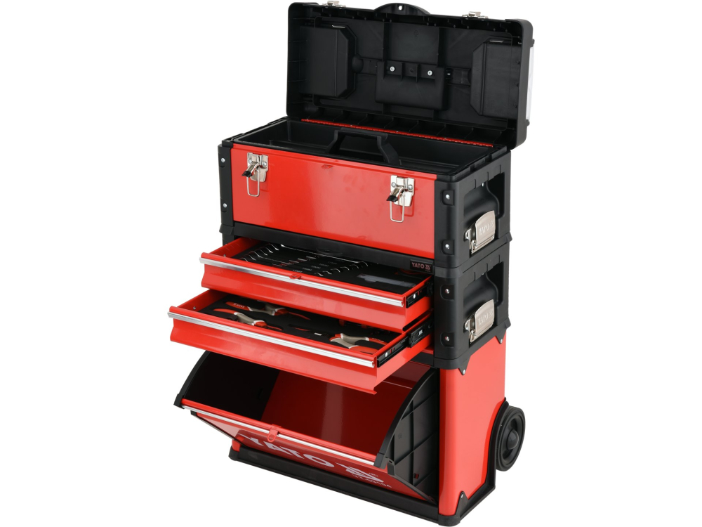 TOOL TROLLEY WITH 3 PARTS WITH TOOLS [5]