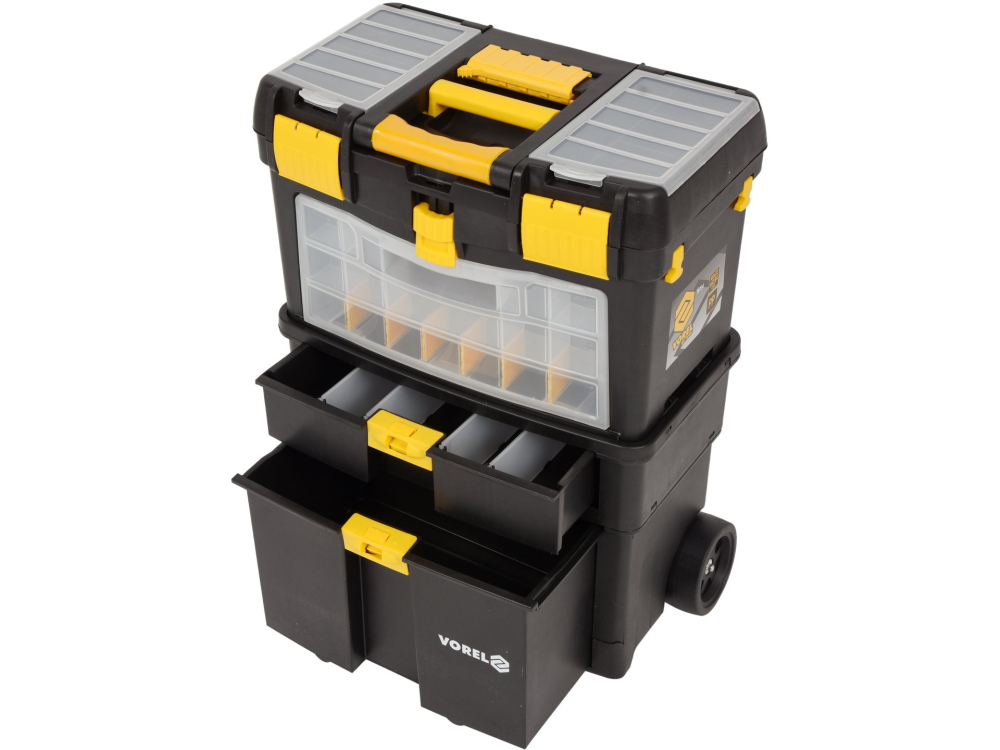 TROLLEY TOOL BOX WITH REMOVABLE ORGANIZER [8]