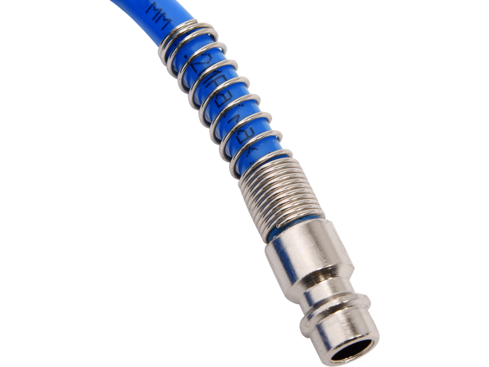 PU SPIRAL RECOIL AIR HOSE 6,5MM X 10MM X 15M BLUE [3]