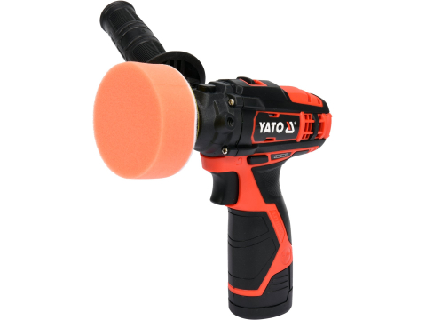 POLISHER 12V, 80 MM, II SPEED - BATTERY 2 AH [3]