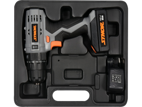 IMPACT DRILL DRIVER 18V, 24 NM - BATTERY 1.3 AH [2]