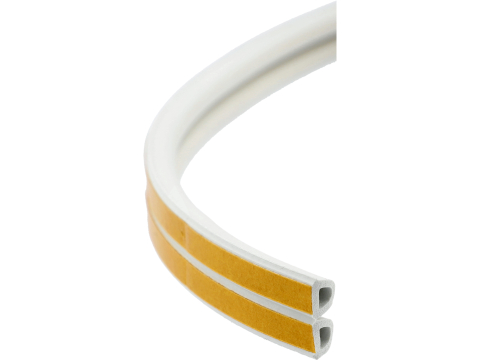 SEAL FOR WINDOWS AND DOORS EPDM TYPE D WHITE 100M [1]