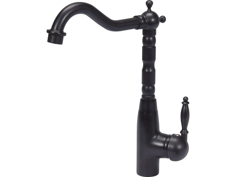 Casă și grădină - SINGLE-LEVER SINK MIXER 'RETRO BLACK 1'