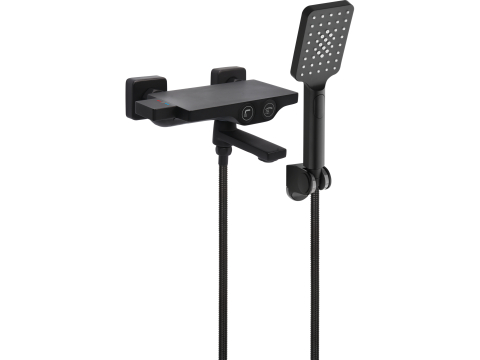 Casă și grădină - BATH MIXER 'NOIR' 2 WITH SHOWER SET