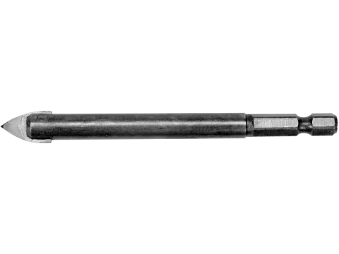 Accesorii si echipamente - GLASS AND TILE DRILL WITH HEX SHANK 10MM