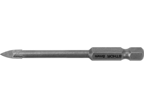 Accesorii si echipamente - GLASS AND TILE DRILL WITH HEX SHANK 5MM