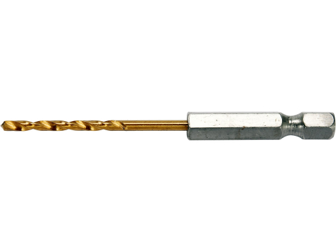 Găurire și alezare - METAL DRILL WITH HEX SHANK 2,5MM TITANn