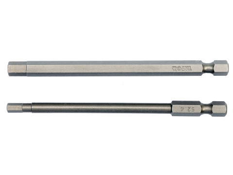 Scule electrice - SCREWDRIVER BIT SETS 1/4'', 2 PCS - HEX TAMPERPROOF: 4X100MM; 6X100MM 1/4'' HEX DRIVE