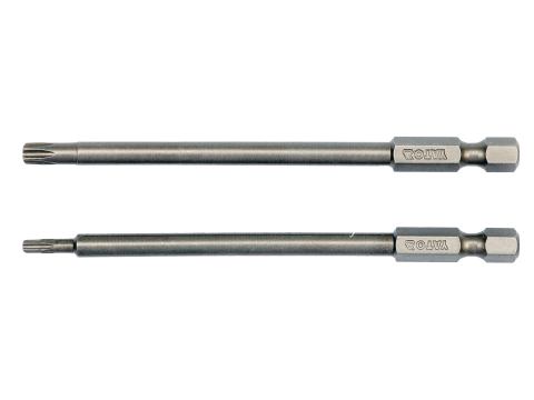 Insurubare - SCREWDRIVER BIT SETS 1/4'', 2 PCS - TORX SECURITY: T10X100MM; T25X100MM 1/4'' HEX DRIVE