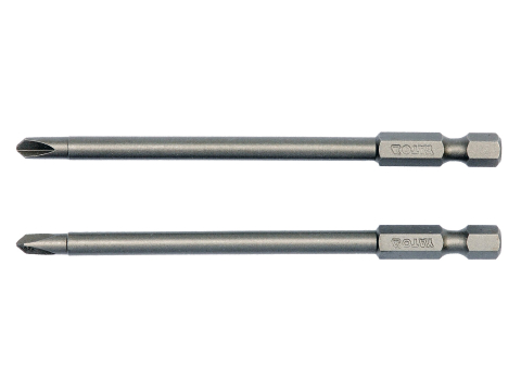 Scule electrice - SCREWDRIVER BIT SETS 1/4'', 2 PCS - TRIWING: NR1X100MM; NR3X100MM 1/4'' HEX DRIVE