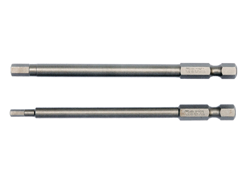 Insurubare - SCREWDRIVER BIT SETS 1/4'', 2 PCS - HEX TAMPERPROOF: 3X100MM; 5X100MM 1/4'' HEX DRIVE