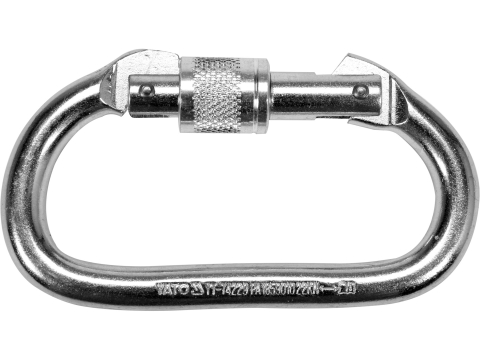 Articole anti-cadere - STEEL SCREW GATE KARABINER