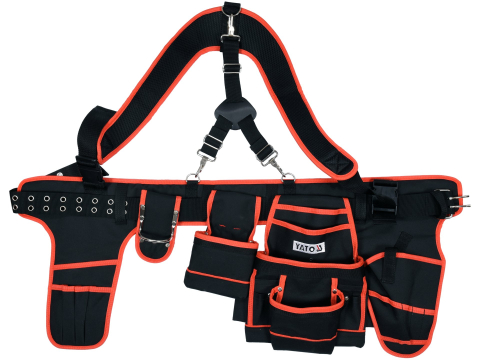 Centura port-scule si accesorii - TOOL BELT WITH SUSPENDERS