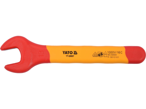 Scule de mana izolate VDE - INSULATED OPEN END WRENCH SIZE: 13MM VDE