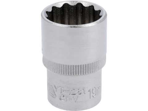 Scule de mână - BI-HEXAGONAL SOCKET 1/2'' 19 MM
