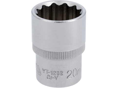 Scule de mână - BI-HEXAGONAL SOCKET 1/2'' 20 MM
