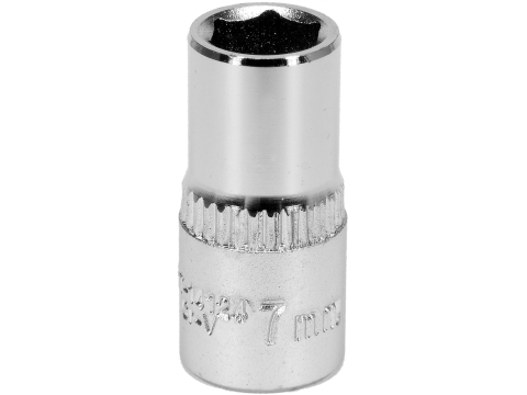 Scule de mână - SOCKET 7MM 1/4" 6PT CV REGULAR
