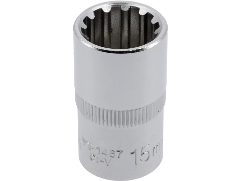 Scule de mână - SPLINE SOCKET 1/2'', 15 MM